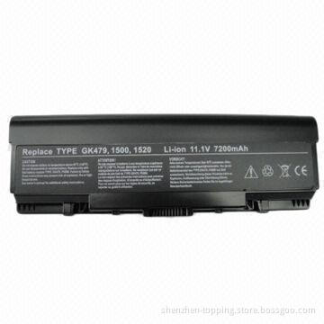 Laptop battery for Dell 1521, 11.1V voltage, available in black